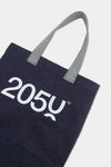 Two toned denim tote bag